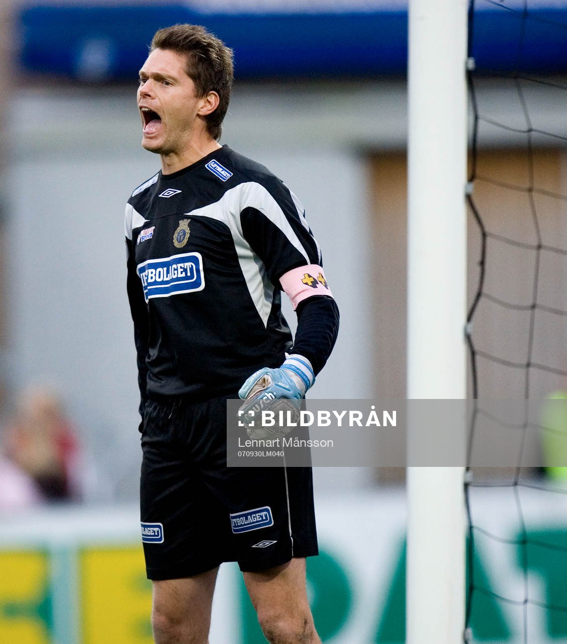 Hjälten Mattias Hugosson, Gefles målvakt