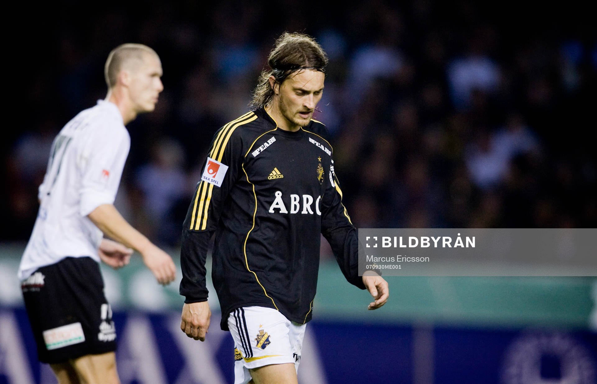 Mats Rubarth, AIK, hänger med huvudet