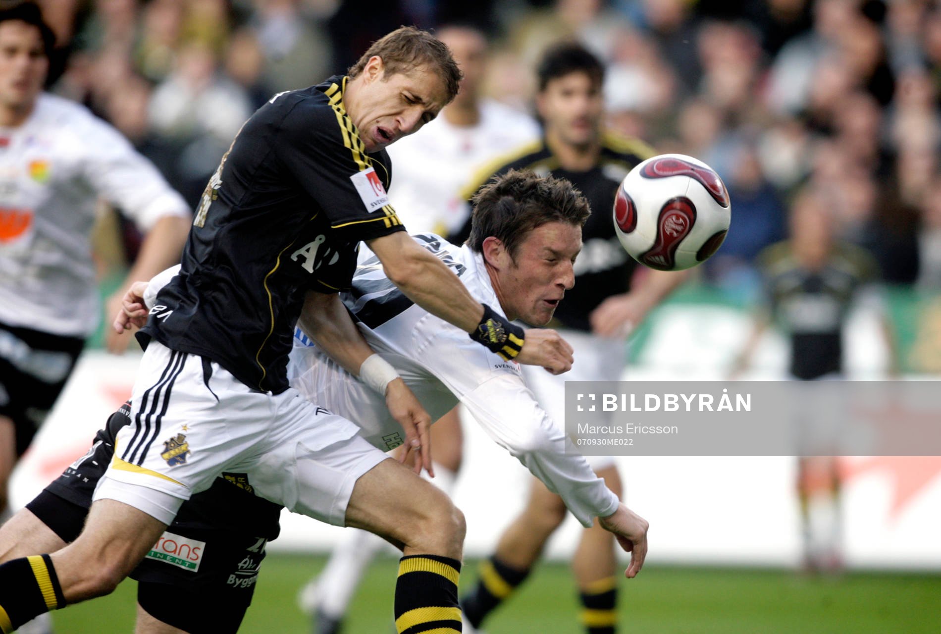 Kenny Pavey, AIK, och Kenneth Gustafsson, GAIS