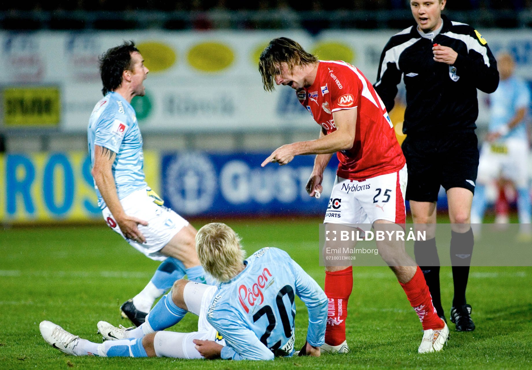 Cesar Santin, Kalmar knuffar ner Ola Toivonen, Malmö FF