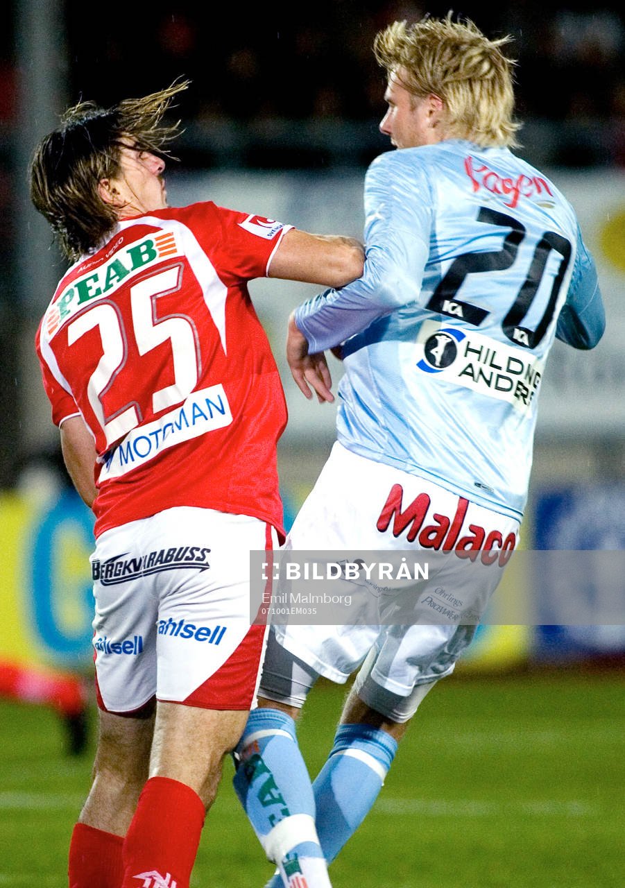 Cesar Santin, Kalmar knuffar Ola Toivonen, Malmö FF