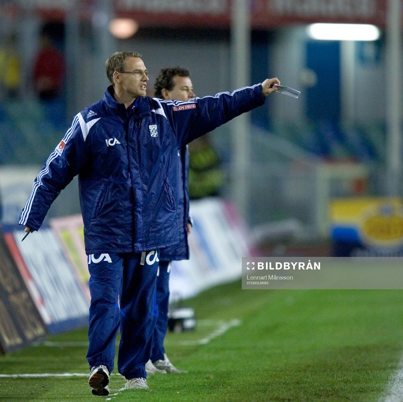 Jonas Olsson och Stefan Rehn, tränare Göteborg