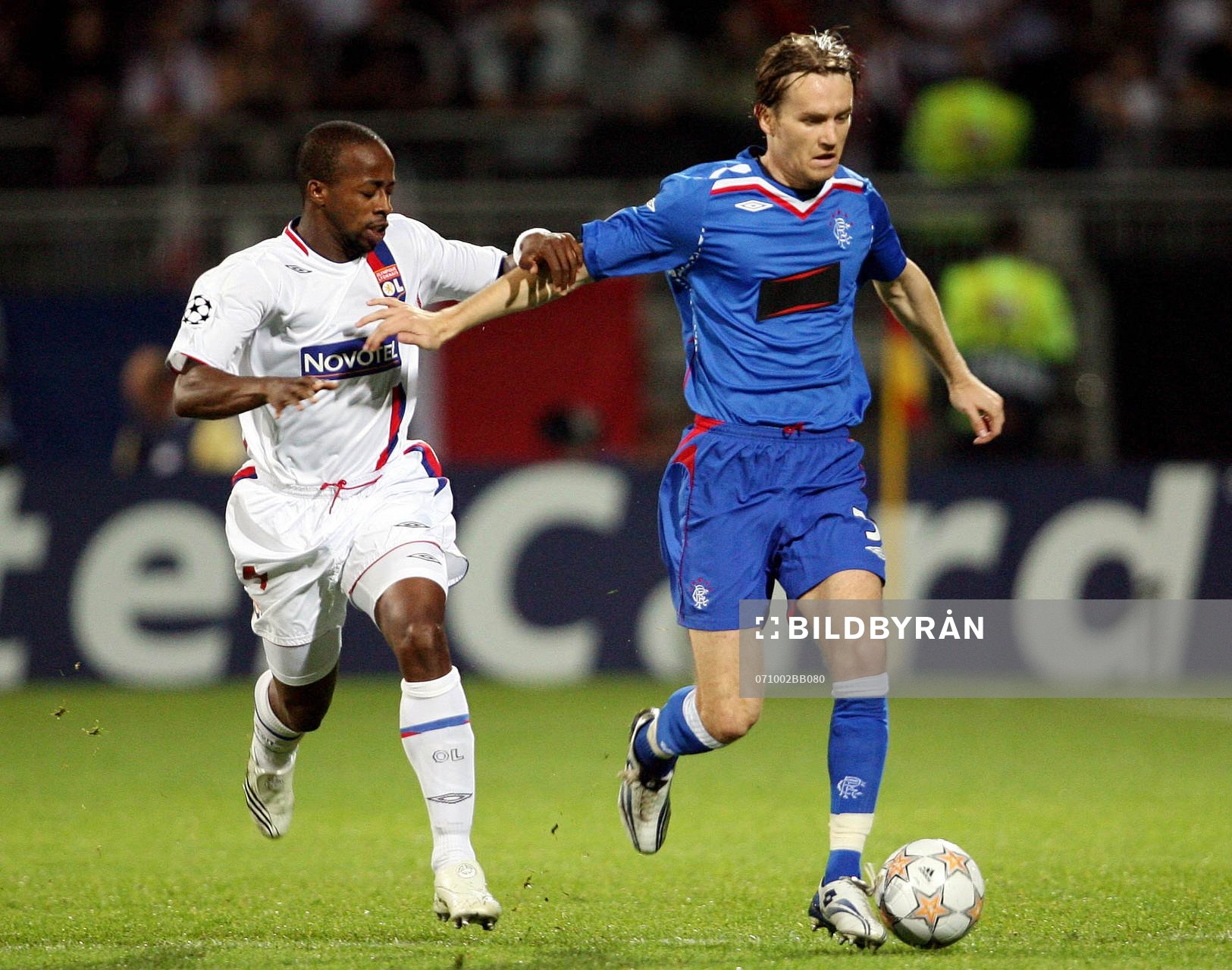 Sasa Papac, Rangers och Sidney Govou, Lyon