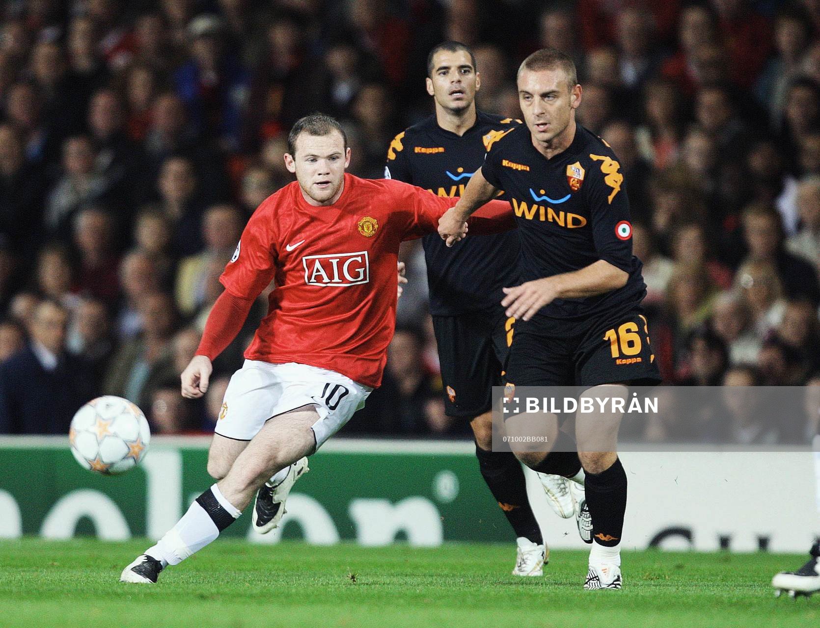 Wayne Rooney, Manchester och Daniele De Rossi, Roma