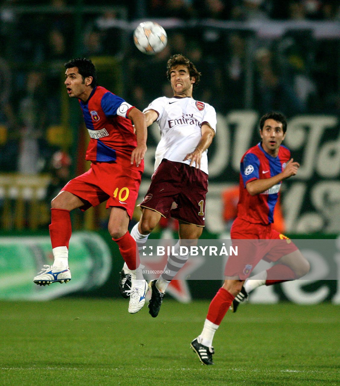 Mathieu Flamini, Arsenal och Nicolae Dica och Adrian Neaga,