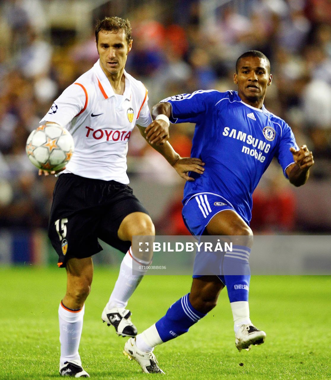 Ivan Helguera, Valencia och Florent Malouda, Chelsea