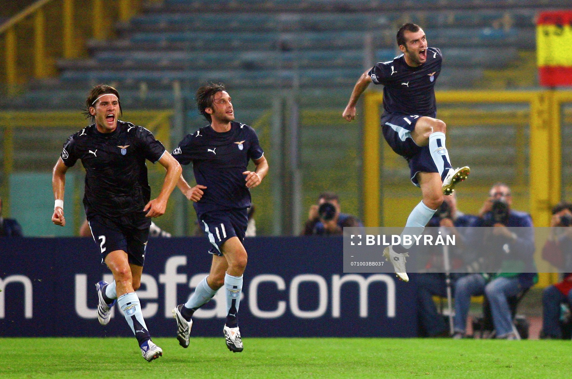 Goran Pandev, Lazio. Glädje. Jubel.