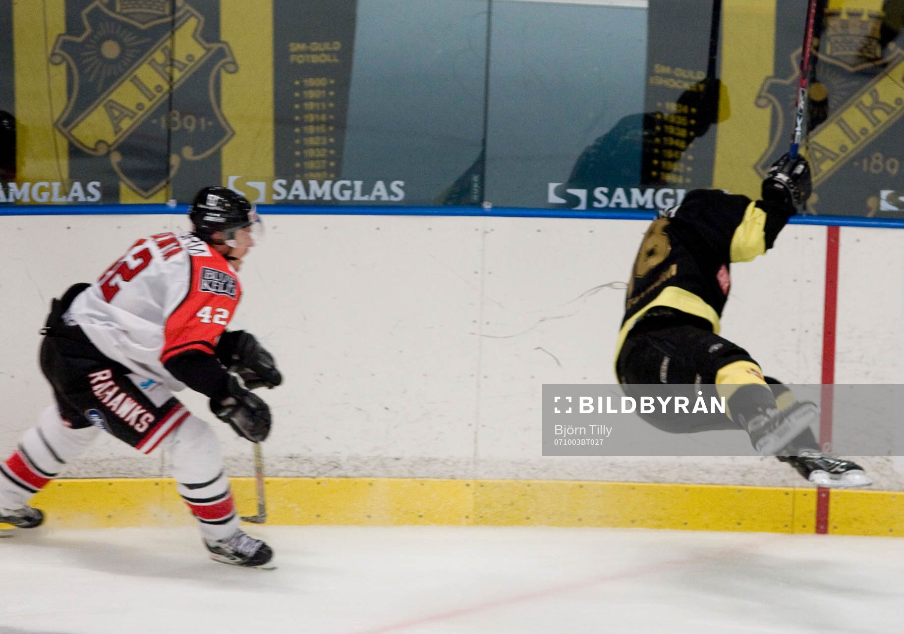 Mikko Eloranta, Malmö,  och Erik Tögtström, AIK