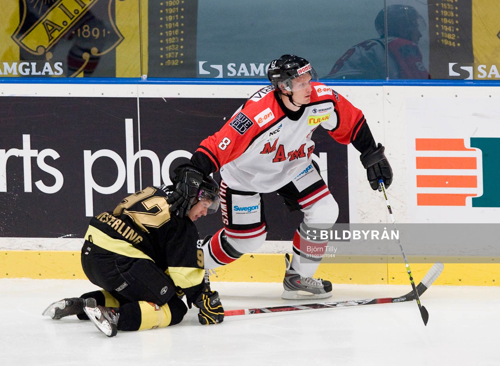 Jonas Westerling, AIK och Jonathan Sjölund, Malmö