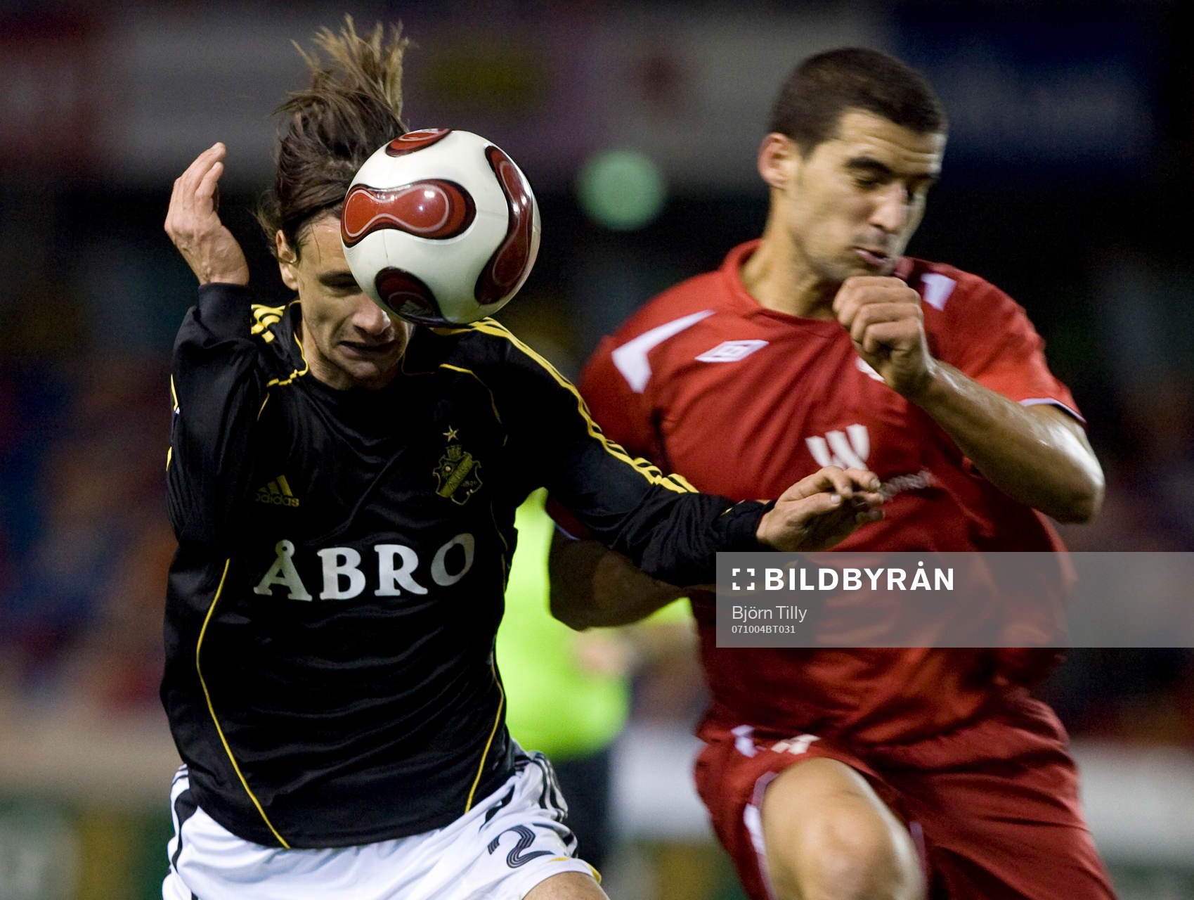 a omg till UEFA Cupen, AIK - Tel Aviv: Ivan Obolo, AIK, och