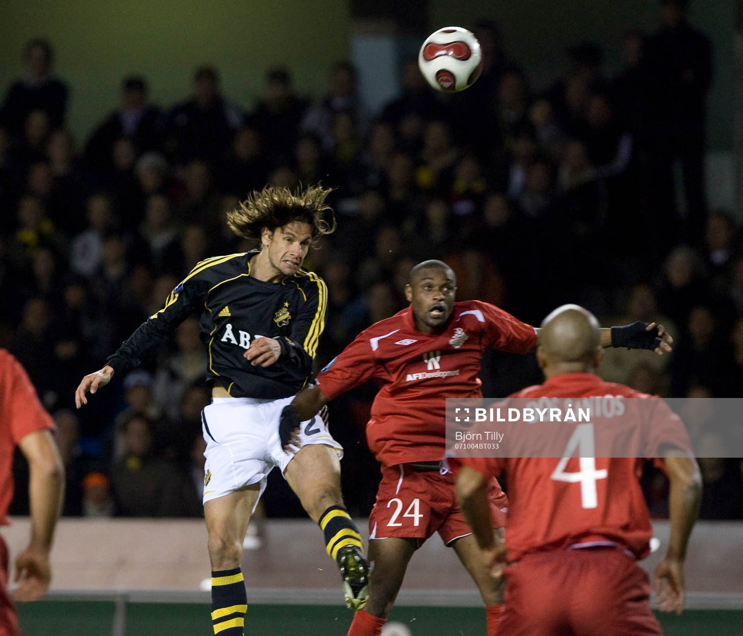 a omg till UEFA Cupen, AIK - Tel Aviv: Ivan Obolo, AIK, och
