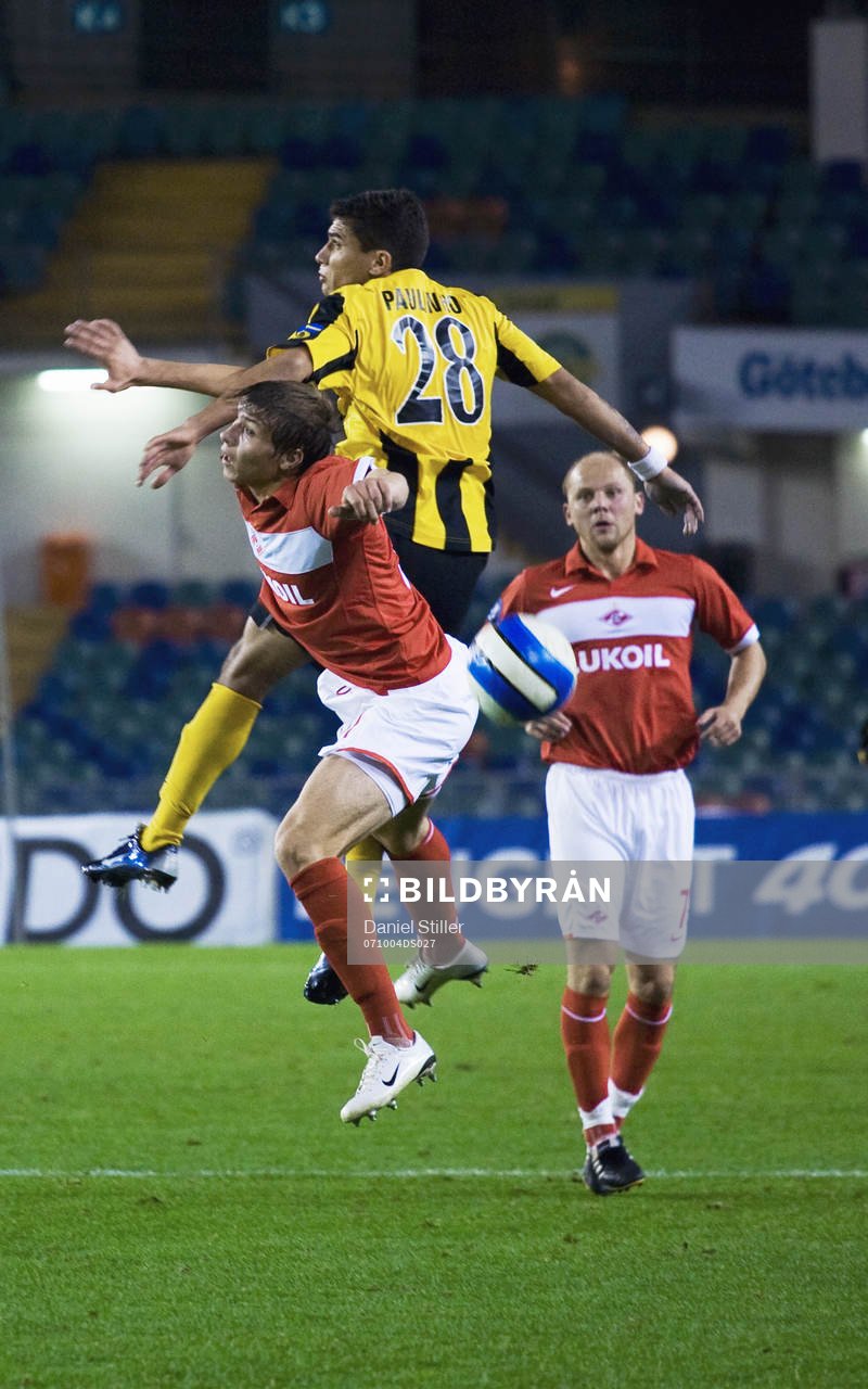 Paulinho Oliviera, Häcken och Denis Boyarintsev, Spartak