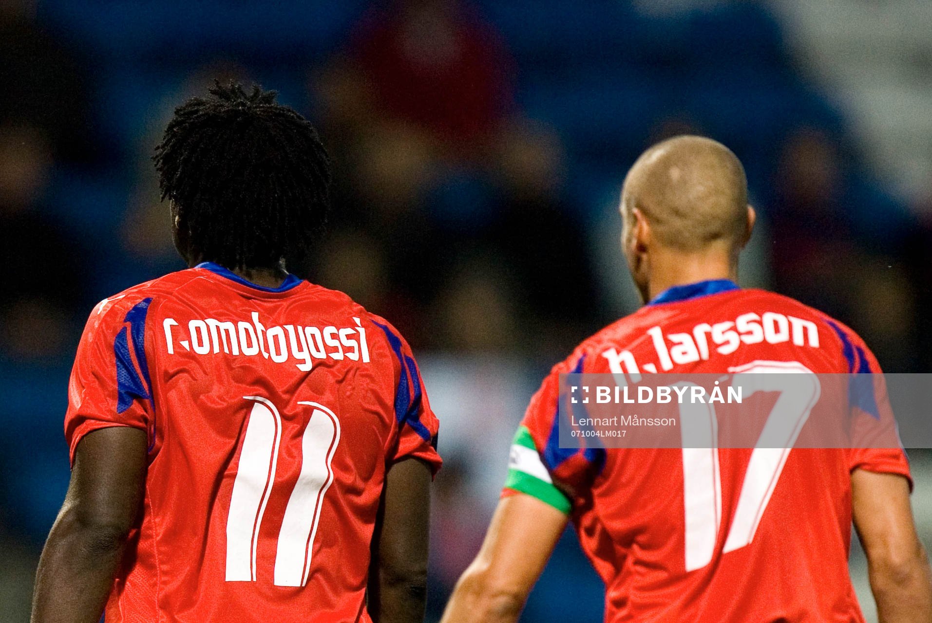 Razak Omotoyossi och Henrik Larsson, Helsingborg