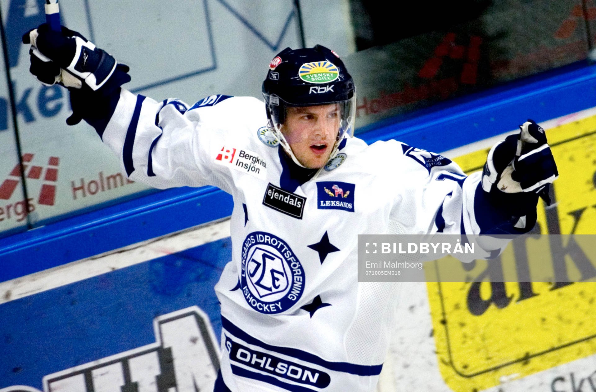 1-0 Magnus Hedlund, Leksand. Jubel