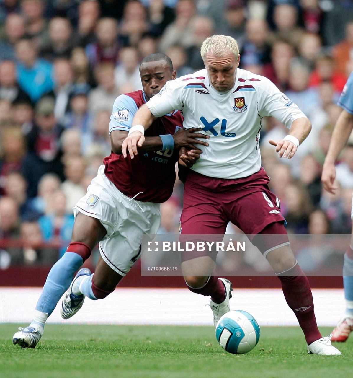 Fotboll, engelsk, Premier League, Aston Villa - West Ham