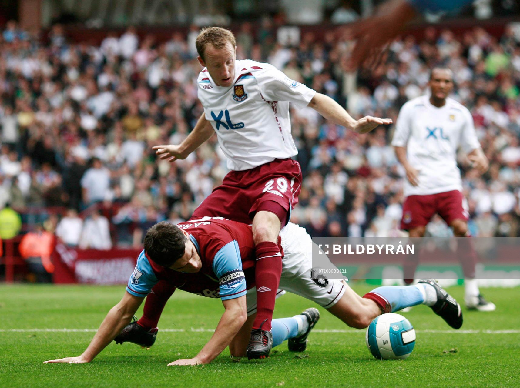 Fotboll, engelsk, Premier League, Aston Villa - West Ham