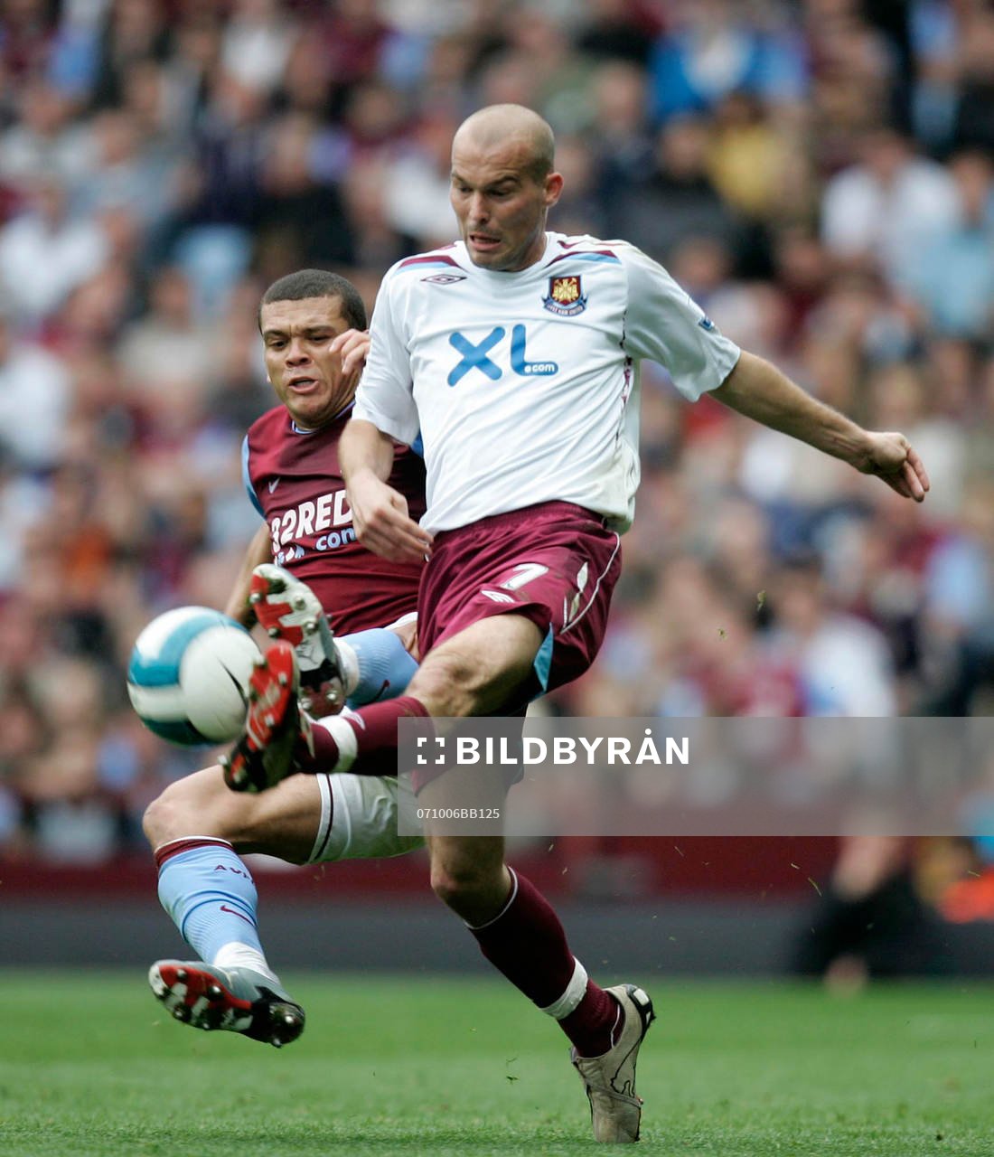 Fotboll, engelsk, Premier League, Aston Villa - West Ham
