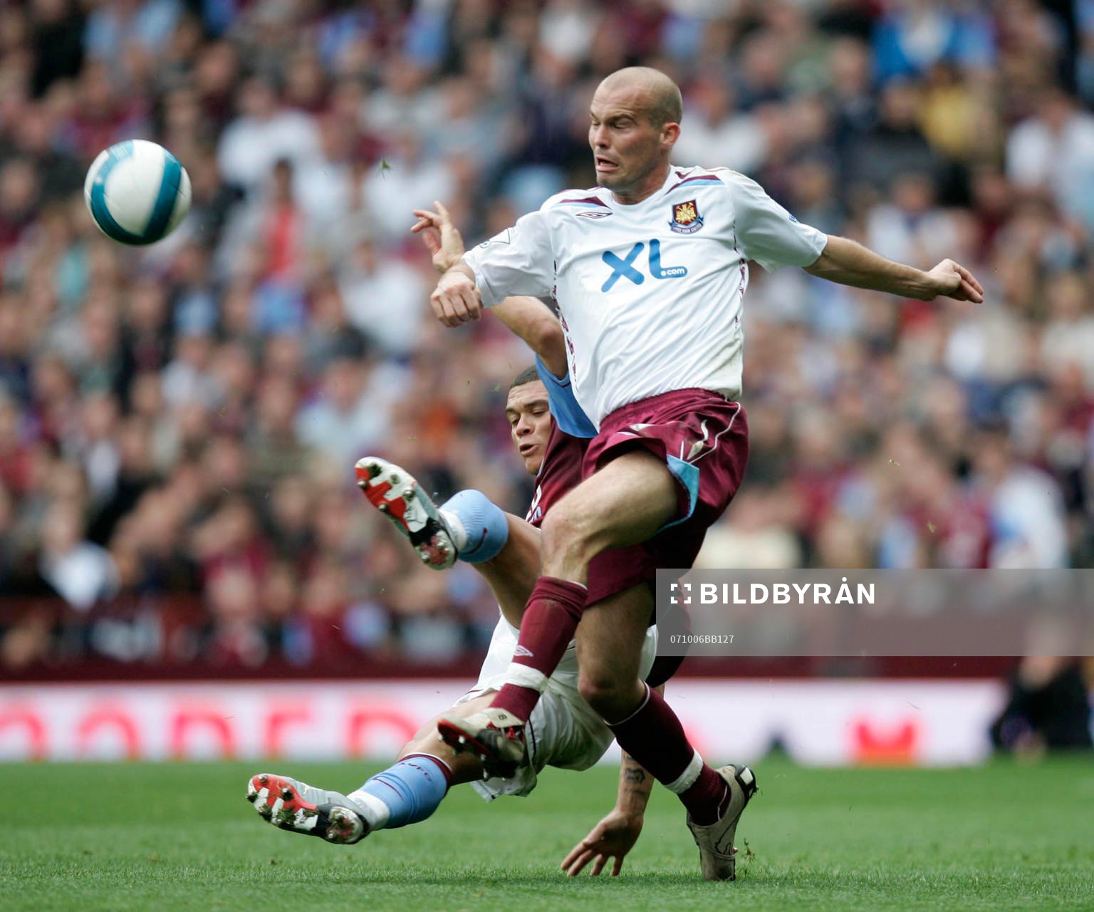 Fotboll, engelsk, Premier League, Aston Villa - West Ham