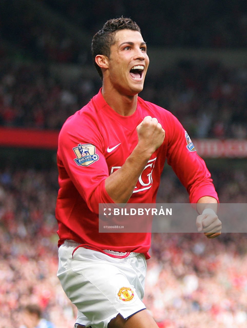  Cristiano Ronaldo, Manchester. jubel.