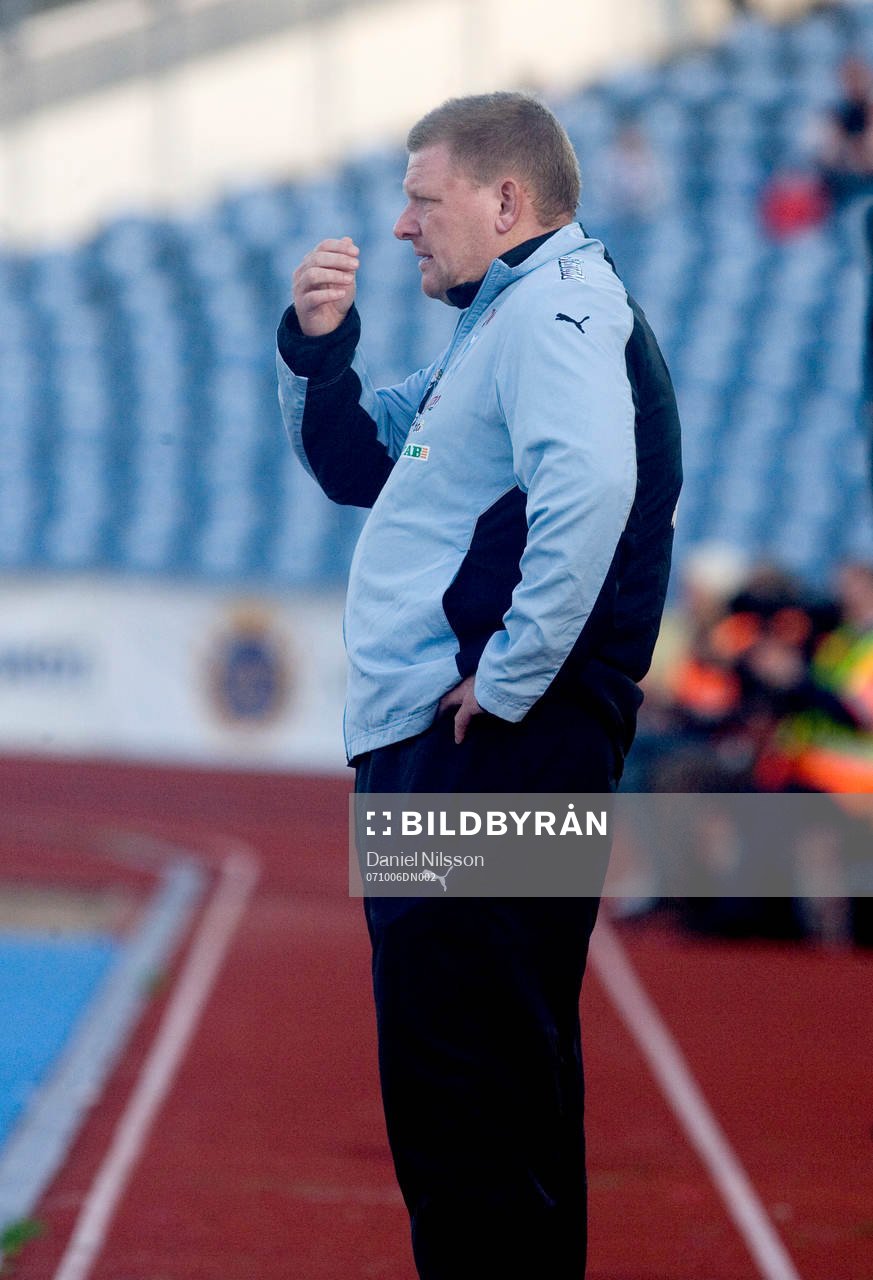 Alf Westerberg, coachade Malmö istället för Sören Åkeby