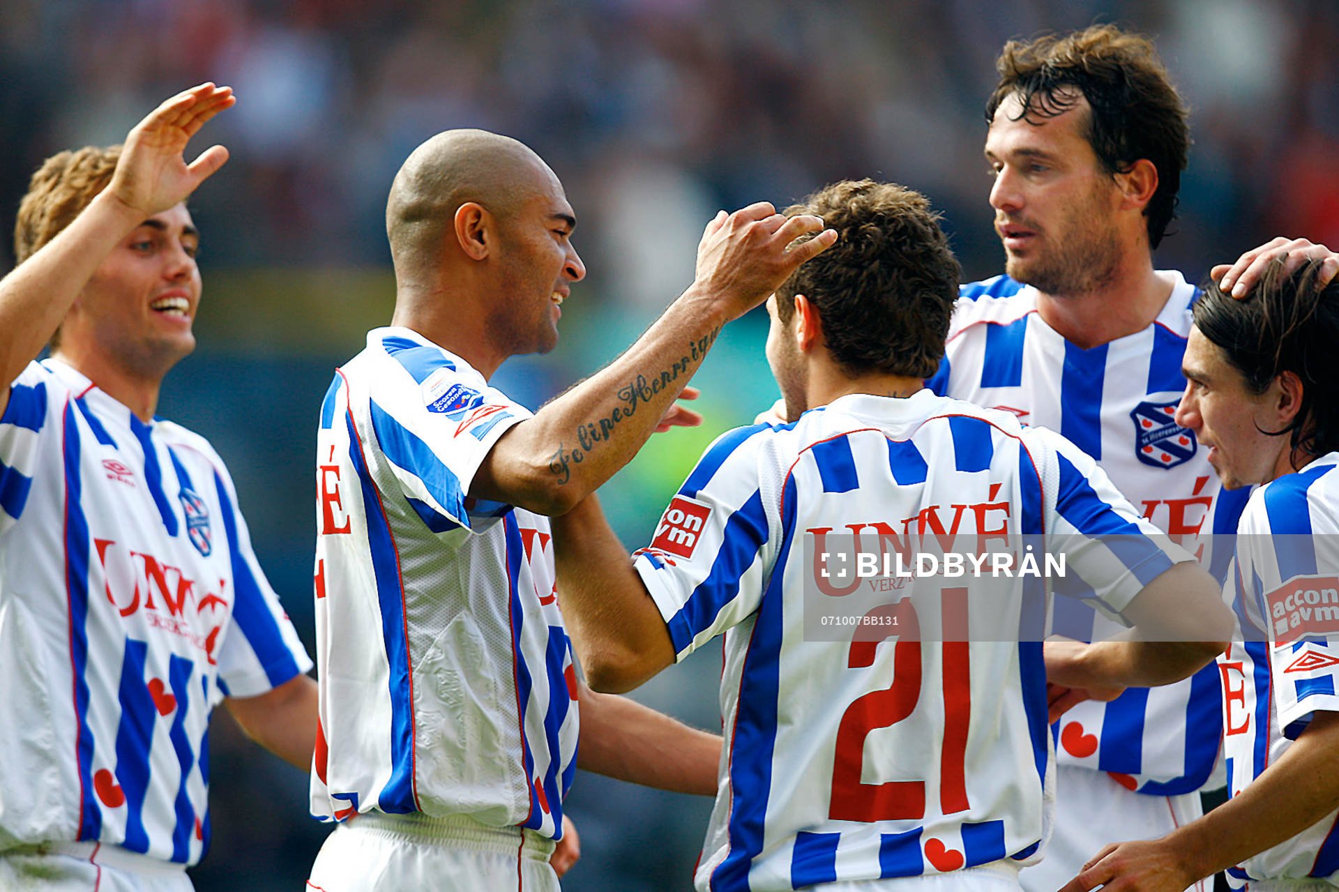  Afonso Alves, Herenveen, gjorde 7 mål! Jubel med lagkamraterna.