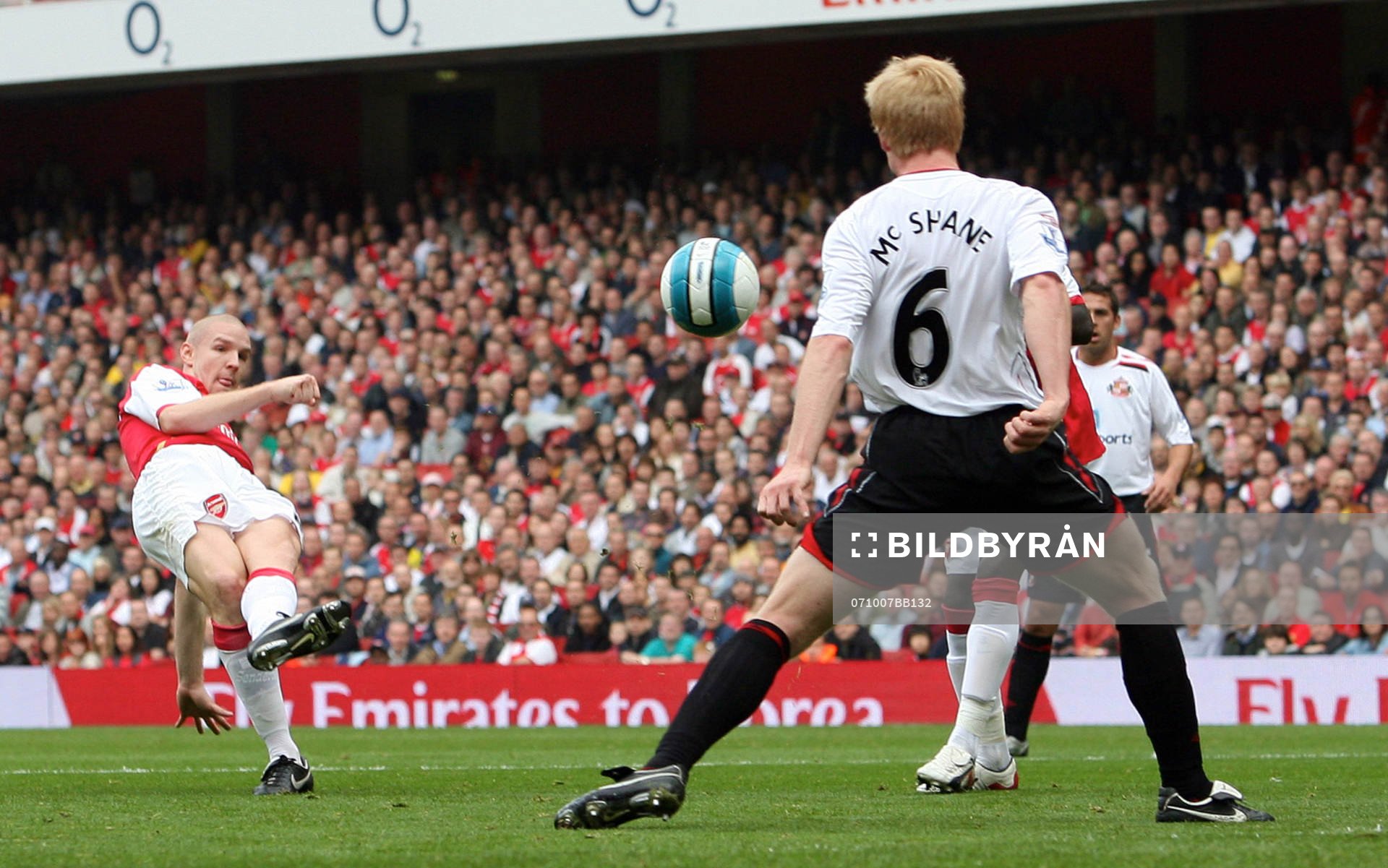 Philippe Senderos, Arsenal, gör mål