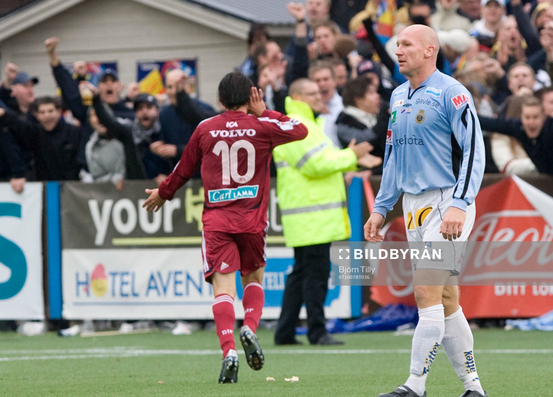 Enrico Cardoso Nazaré, Djurgården, och Thomas Hedlund,