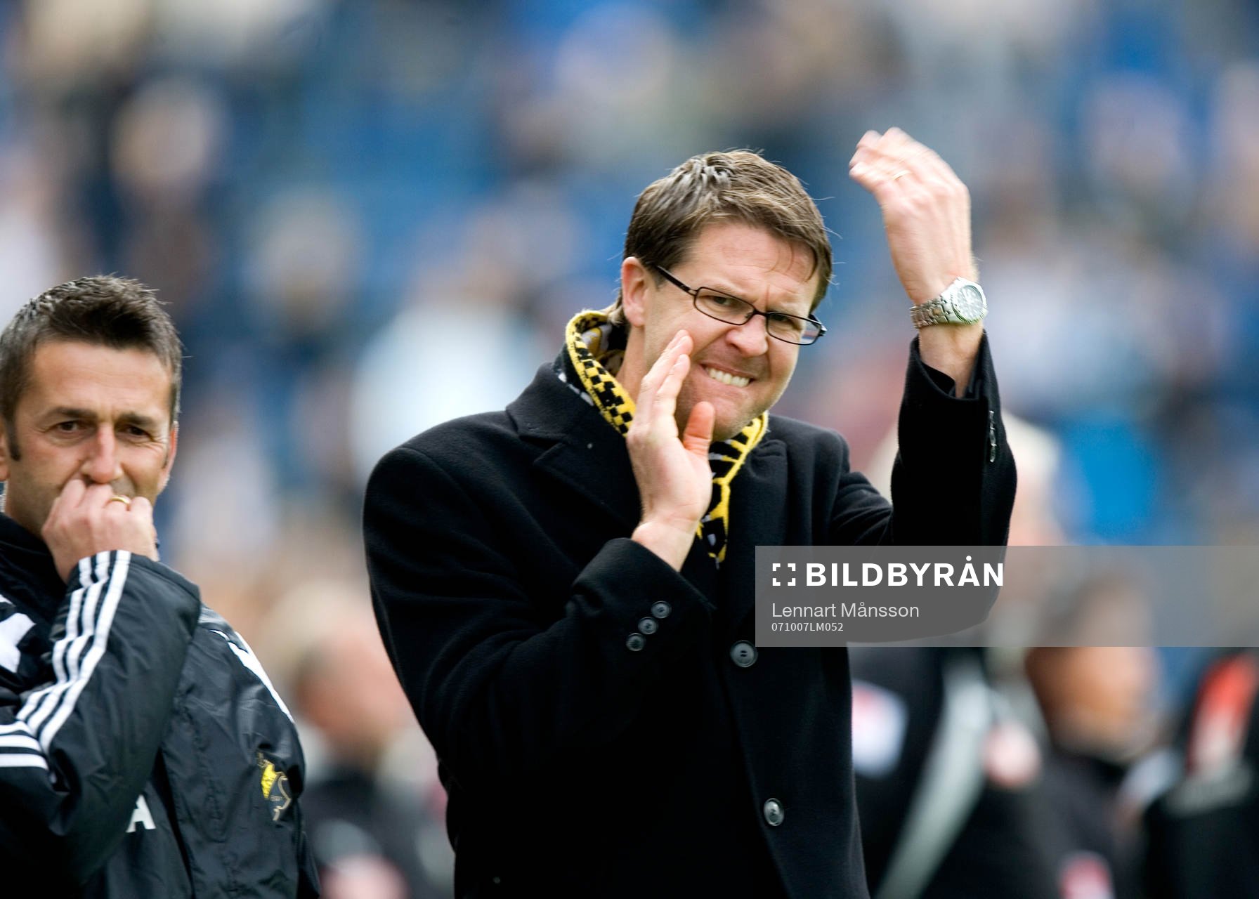 Nebojsa Novakovic och Rikard Norling, tränare, AIK