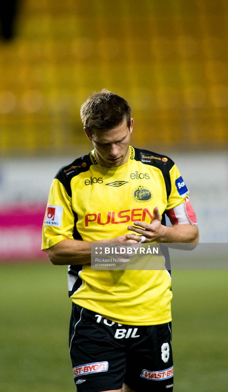 Anders Svensson, Elfsborg, deppar över bara en poäng