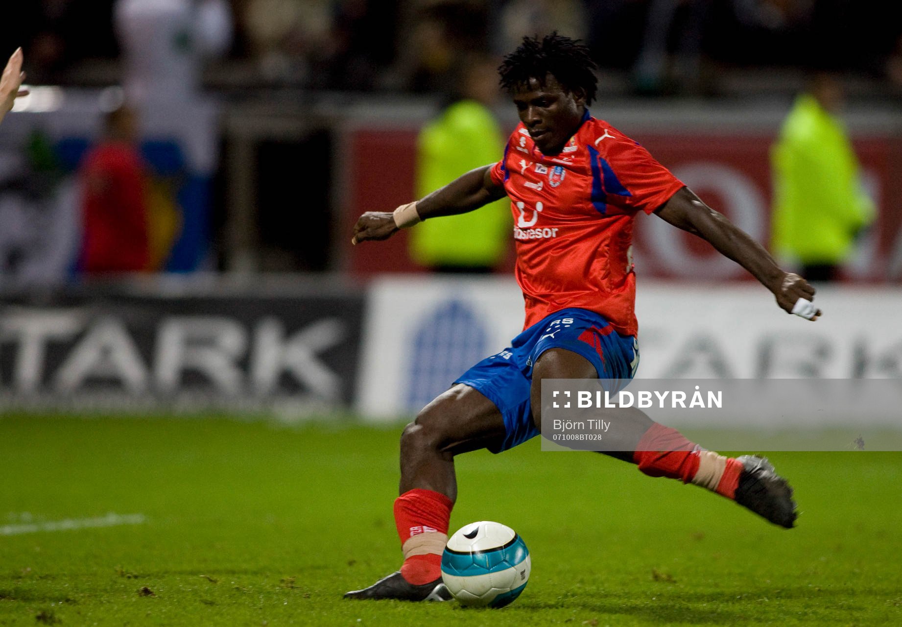 Razak Omotoyossi, Helsingborg, gör 0-2