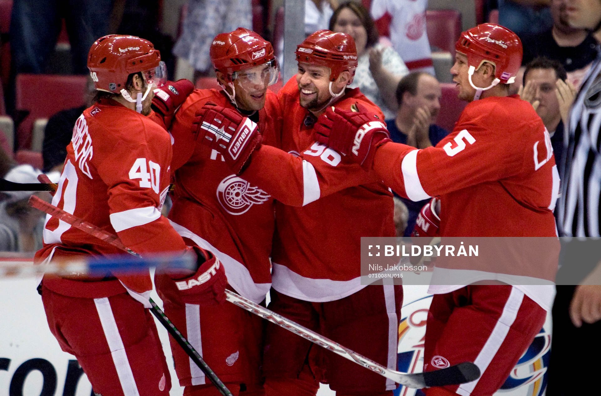 Henrik Zetterberg, Pavel Datsyuk, Tomas Holmström, Nicklas