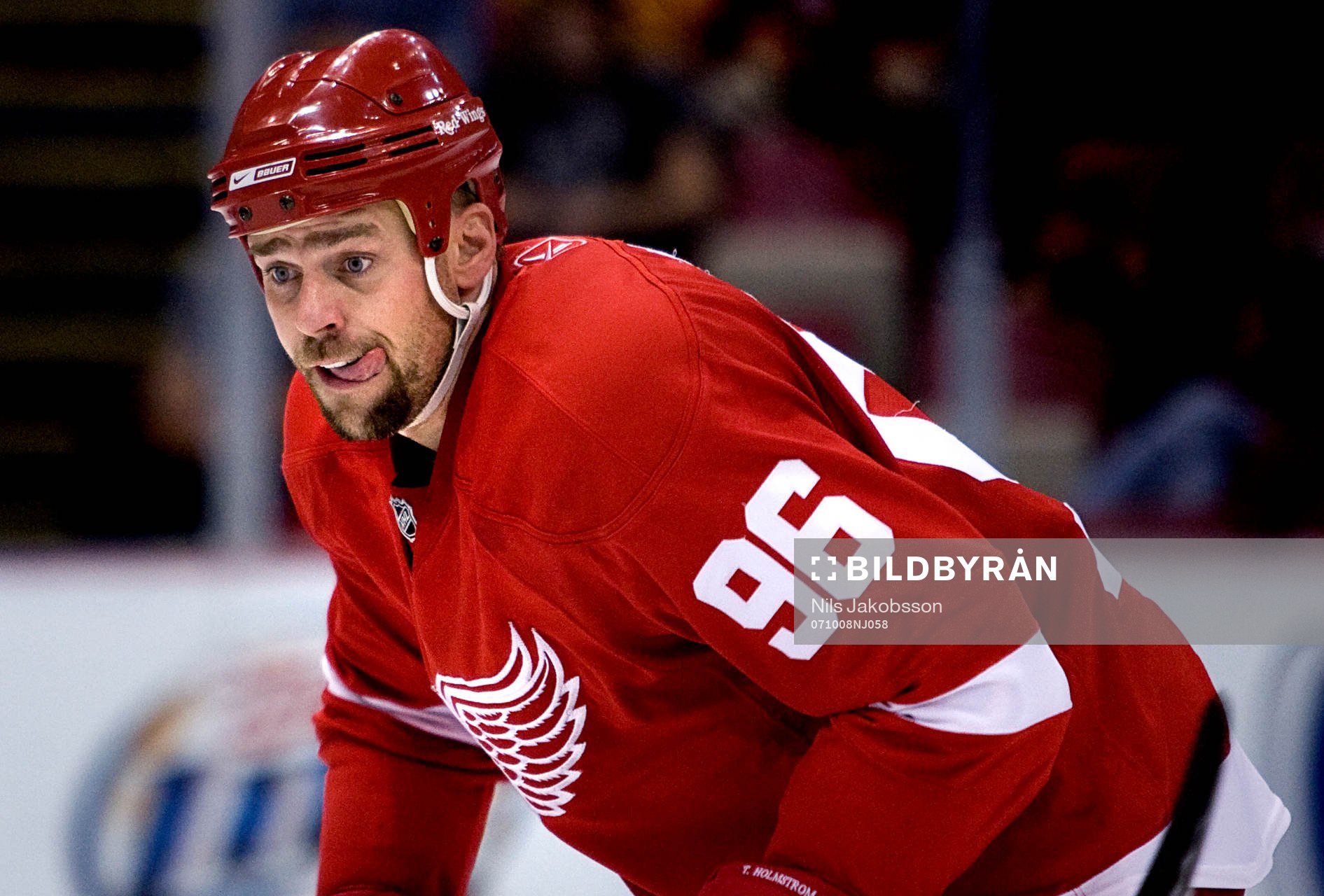 Tomas Holmström, Detroit, med tungan rätt i mun, tunga