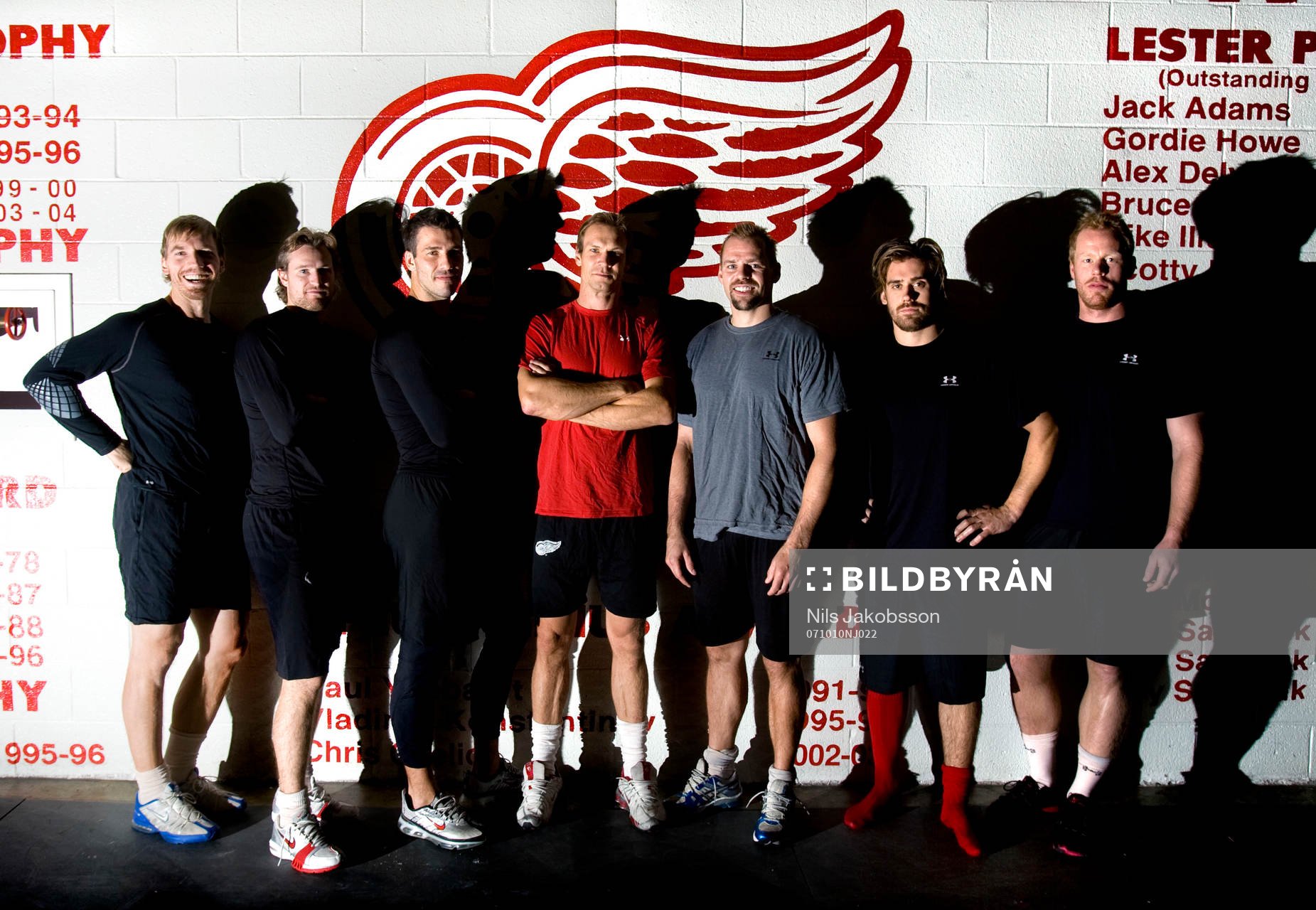 Ishockey, NHL, Detroit Red Wings har många svenskar, från