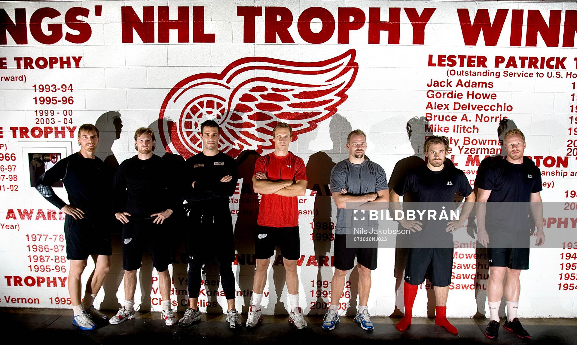 Ishockey, NHL, Detroit Red Wings har många svenskar, från