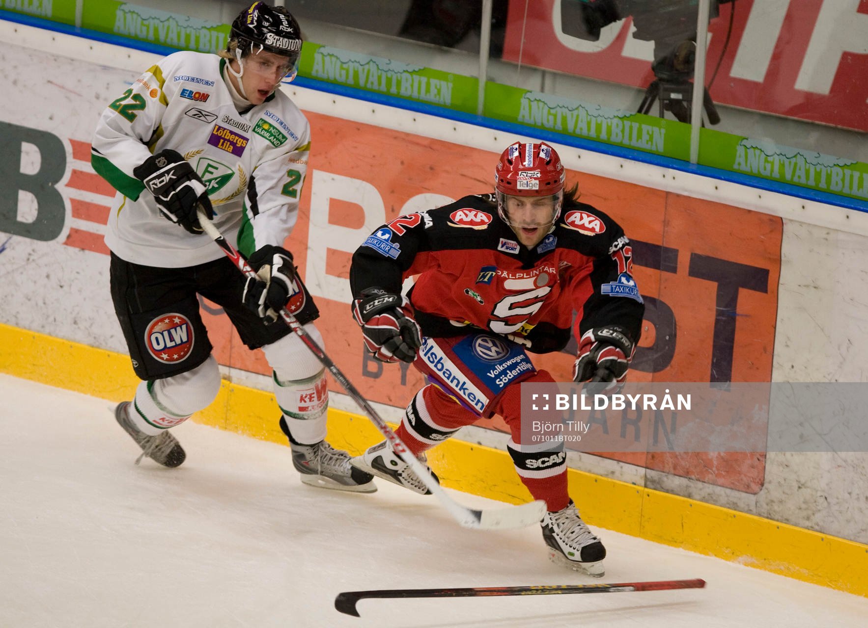 Per Åslund, Färjestad  och Daniel Josefsson, Södertälje