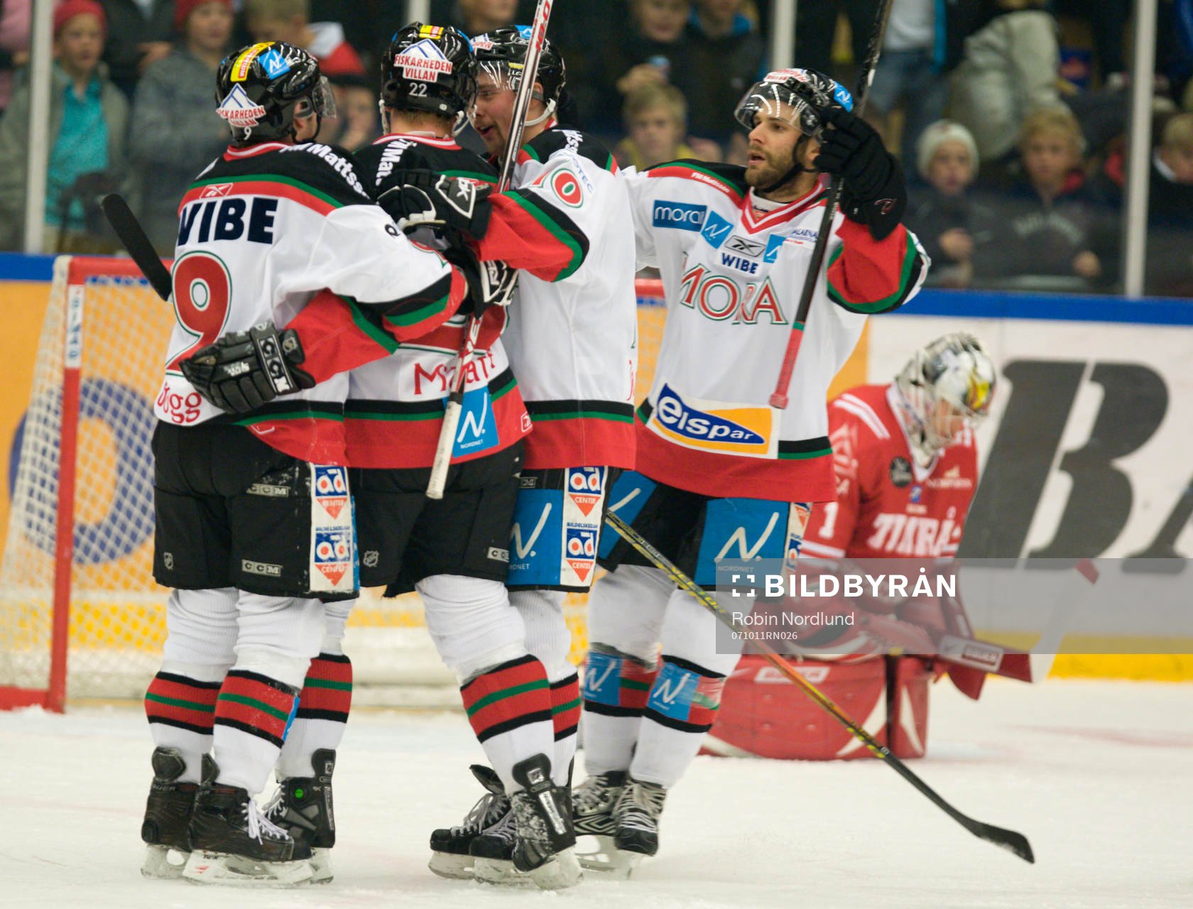 Tero Määttä, Mora kvitterar till 1-1, jubel