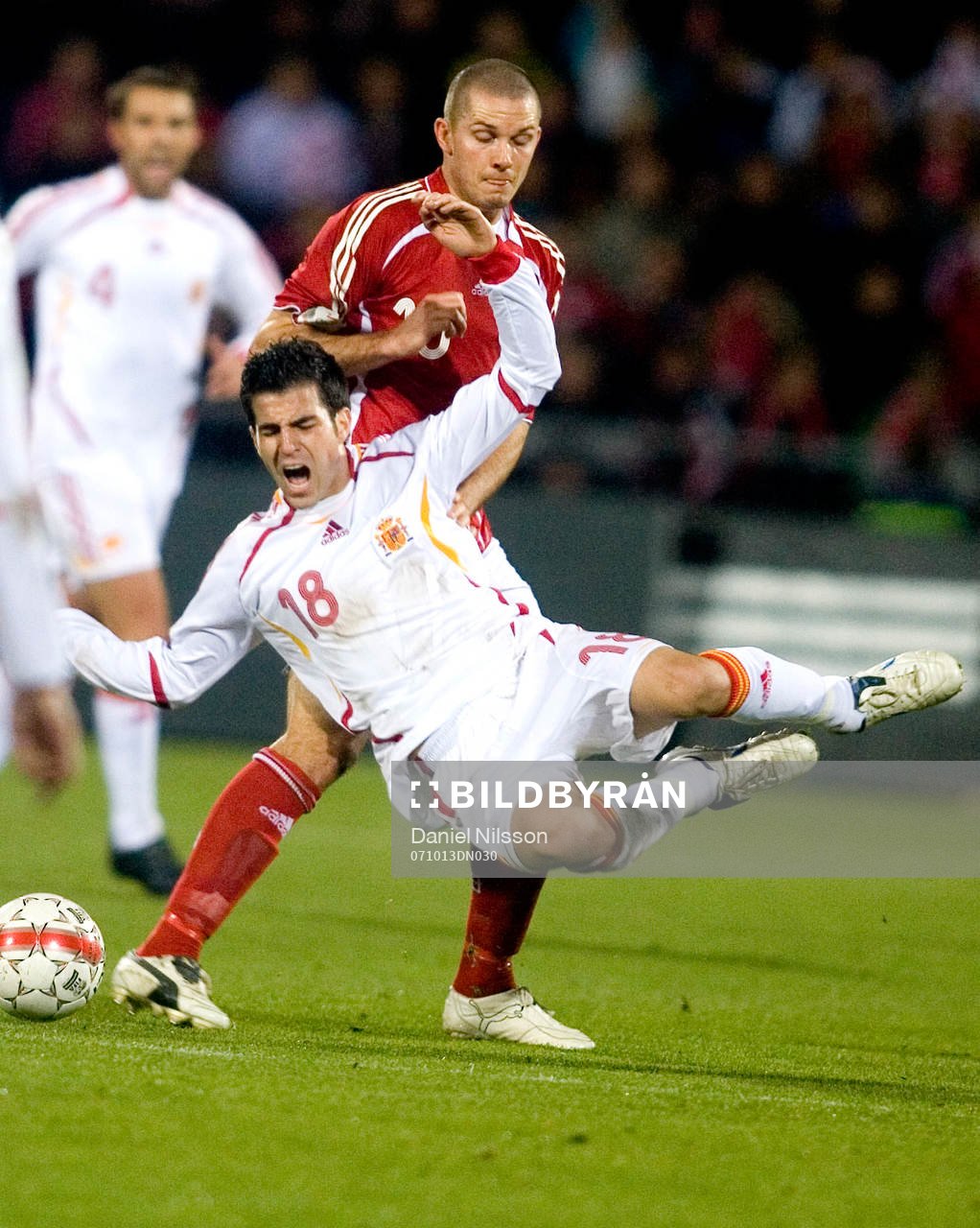 Cesc Fabregas,  Spanien, Leon Andreasen, Danmark