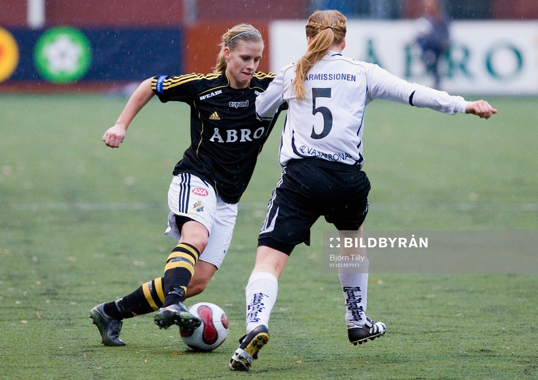 Camilla Ulander Nilsson, AIK och Nina Engström, Bälinge