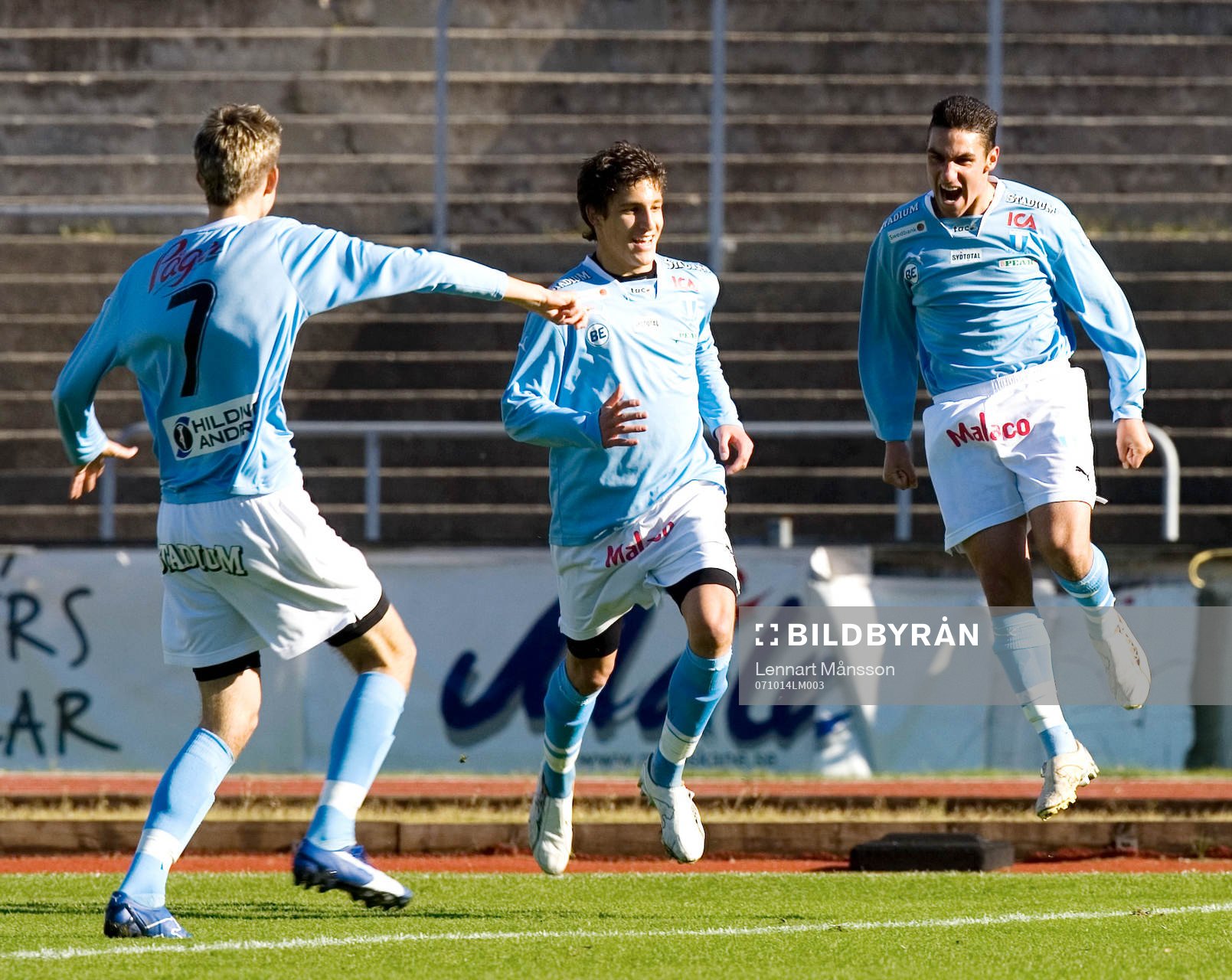 Marko Mitrovic och Alexander Nilsson, Malmö. Glädje. Jubel