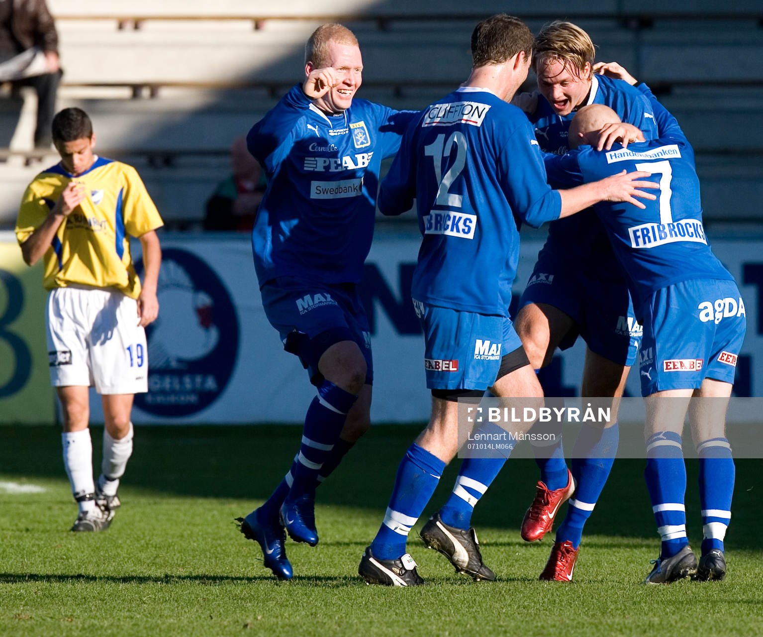 Jubel, Calle Genberg har gjort 0-1