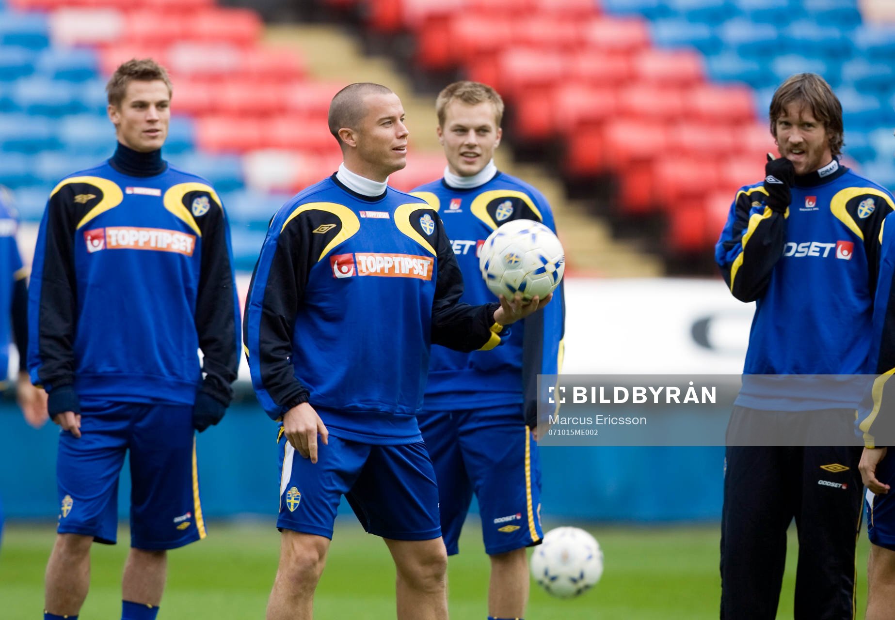 Markus Rosenberg, Daniel Andersson, Sebastian Larsson,
