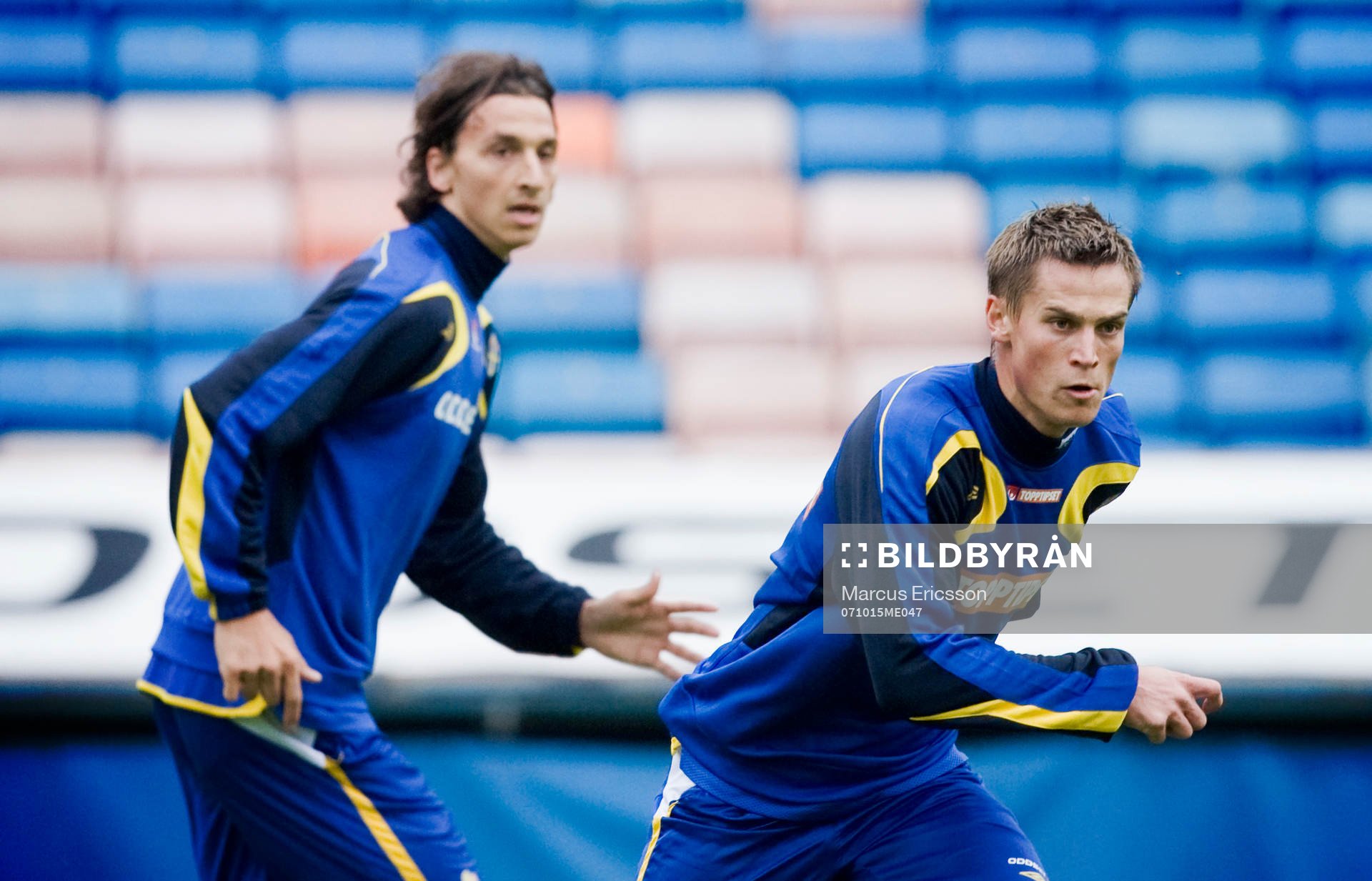 Zlatan Ibrahimovic och Markus Rosenberg