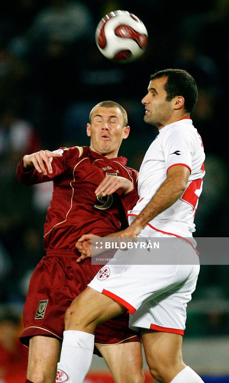 Kenny Miller, Skottland och Lasha Salukvadze, Georgien