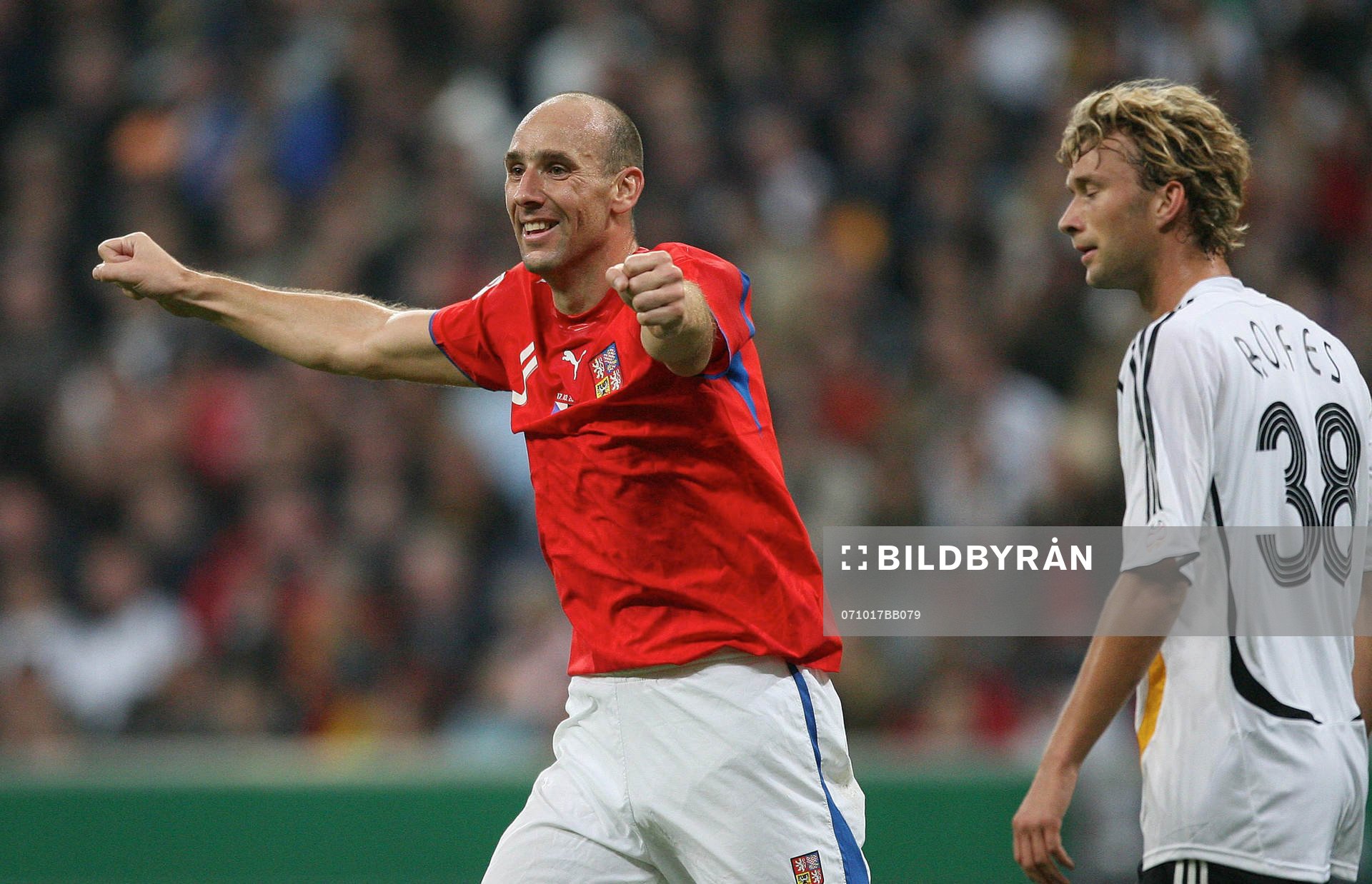Jubel, Jan Koller och Simon Rolfes