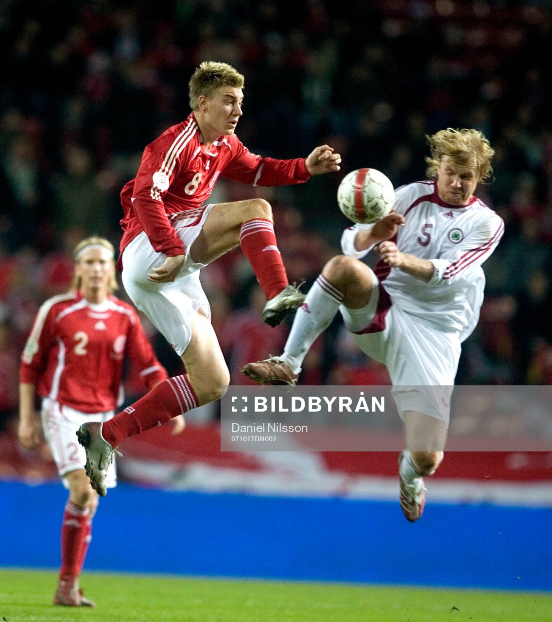 Nicklas Nendtner, Danmark och Juris Laizans, Lettland
