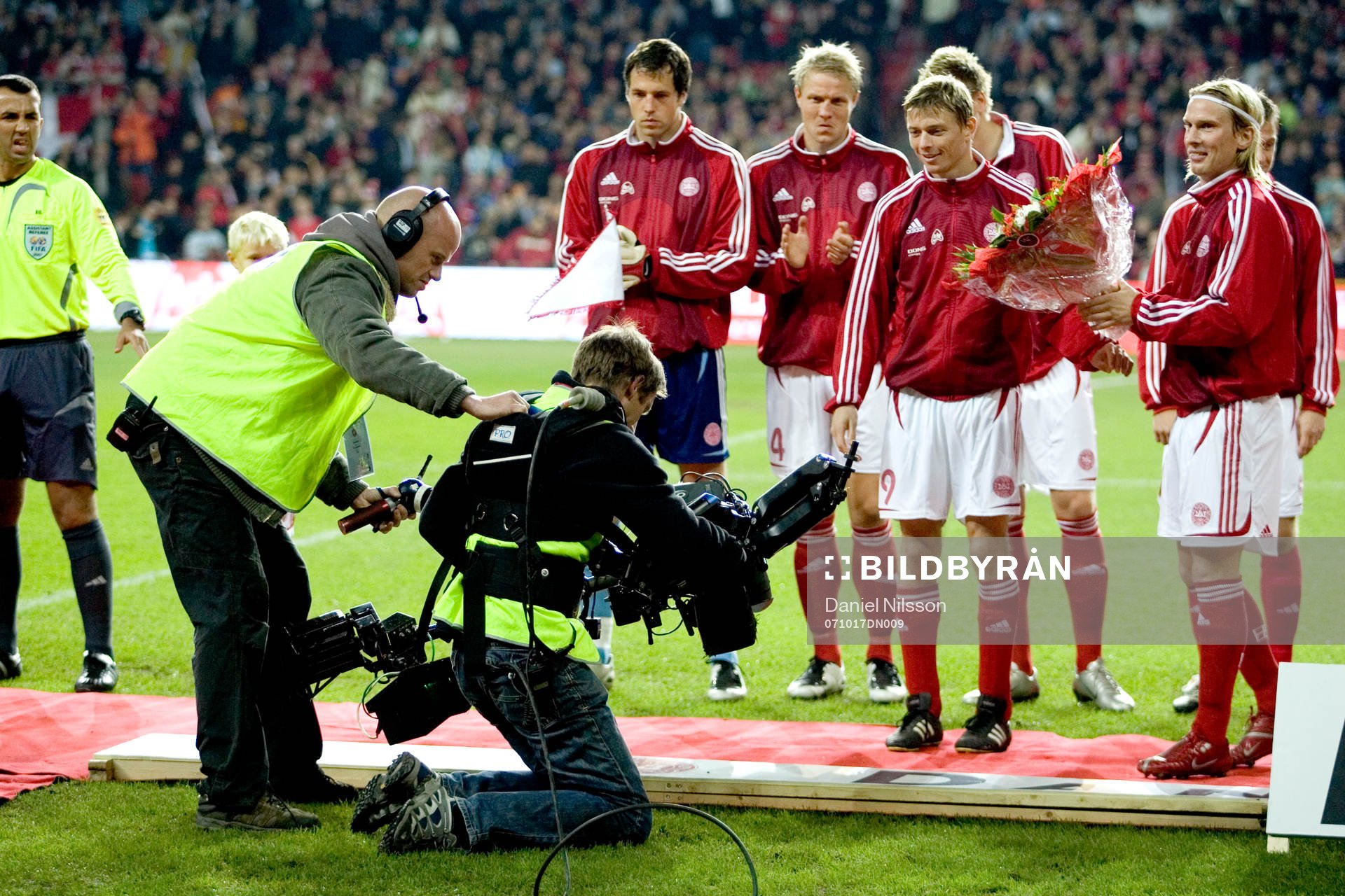 Fotboll, EM-kval, Lagbild, laguppställning, Danmark,