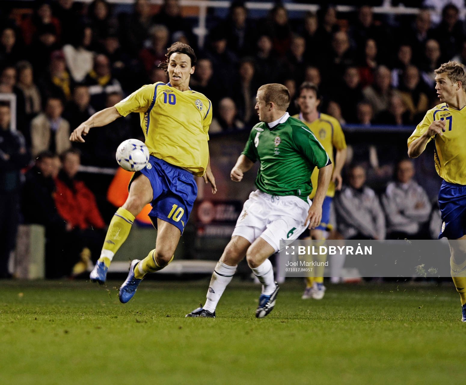 Zlatan Ibrahimovic, Sverige, Samuel Clingan, Nordirland,