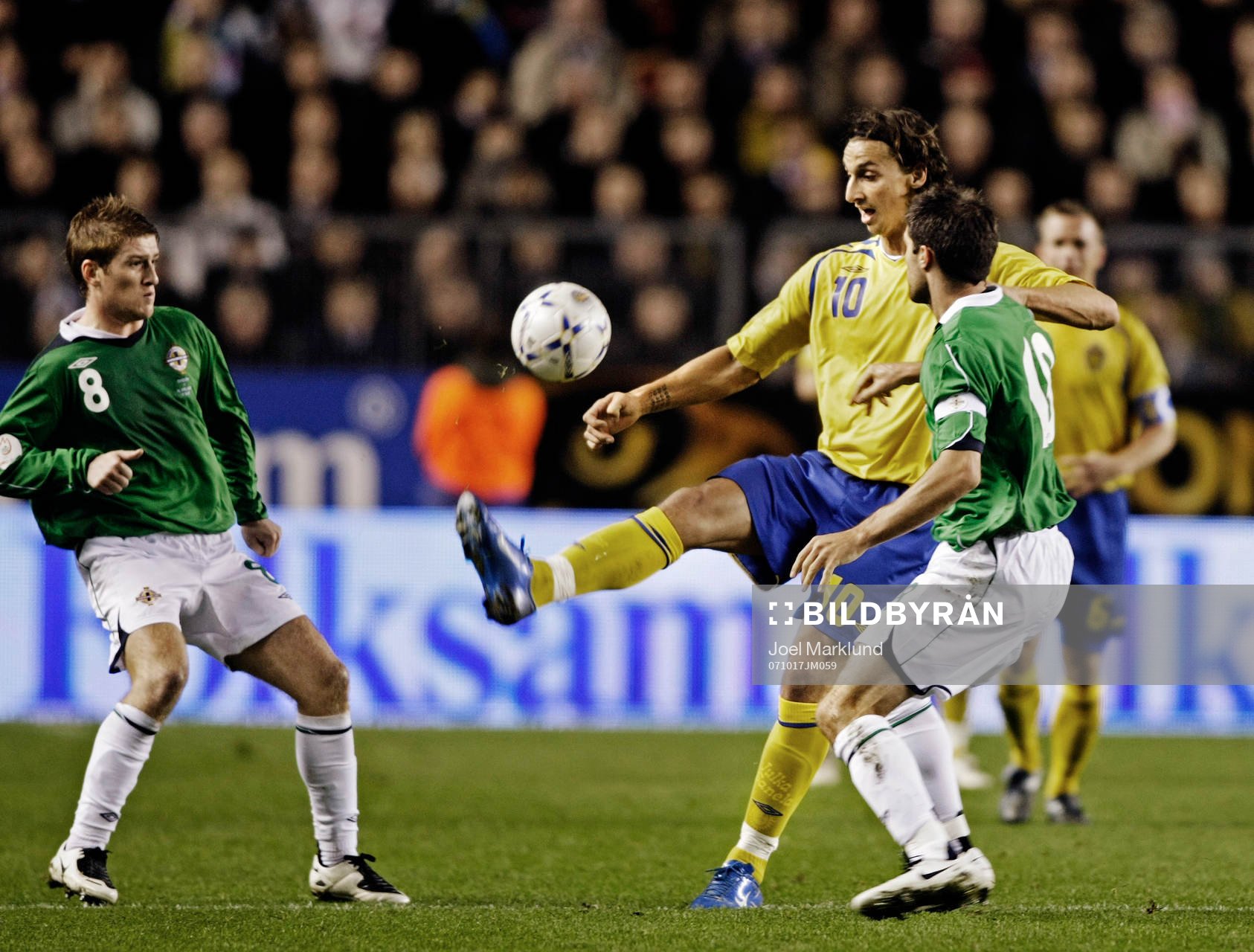 Steven Davis, Nordirland, Zlatan Ibrahimovic, Sverige,