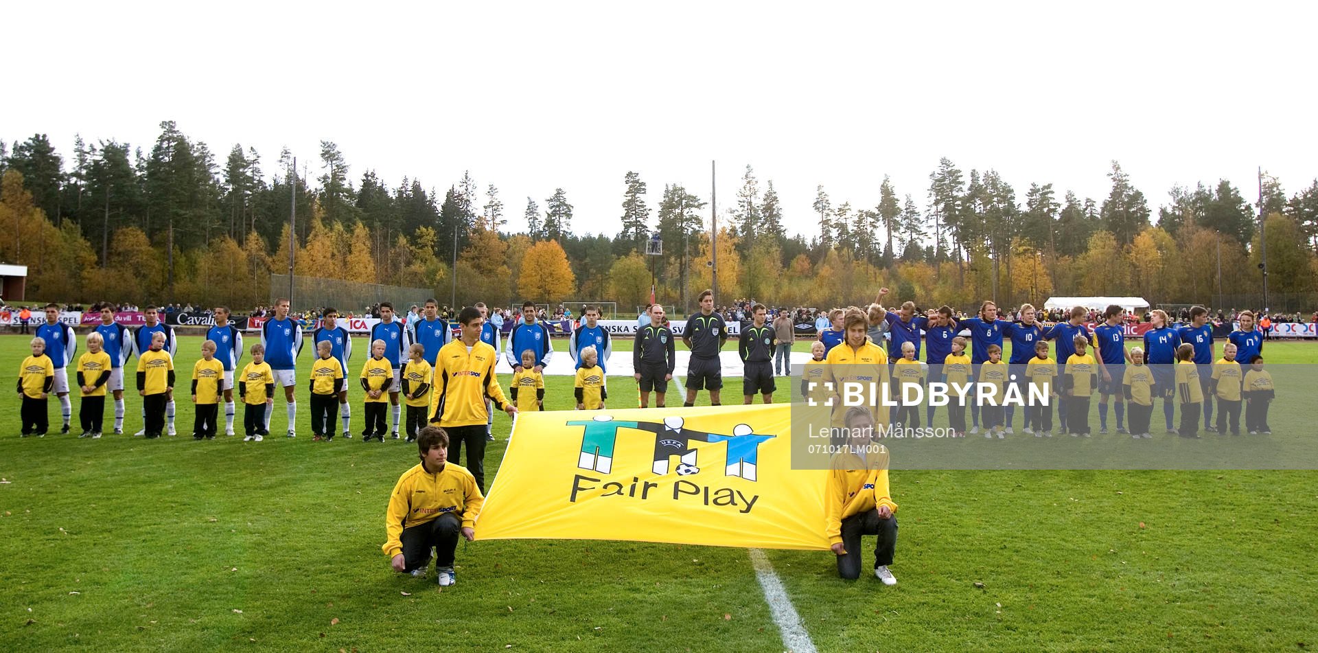 Laguppställning. Fair play