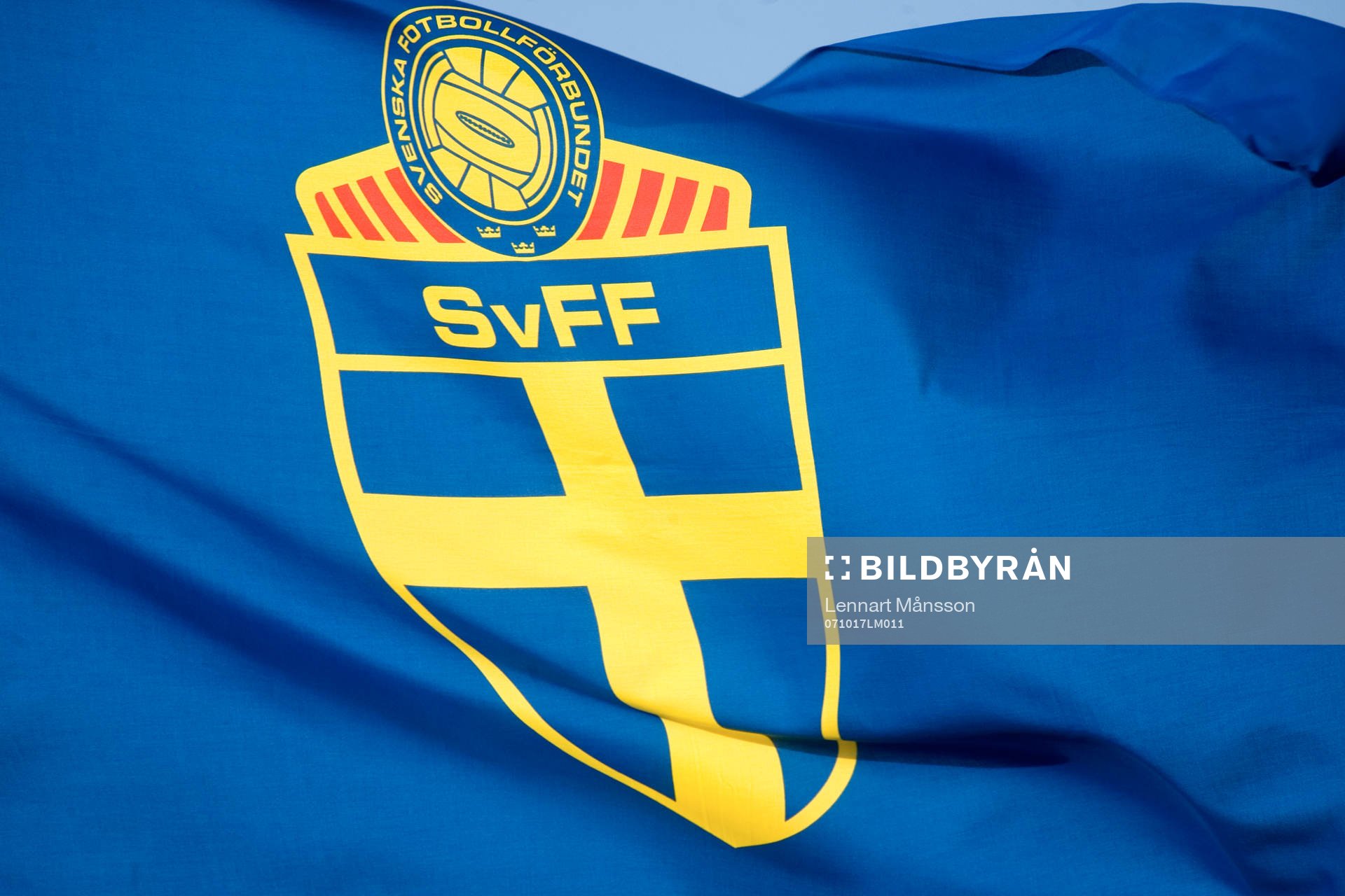 Flagga. Svenska Fotbollförbundet